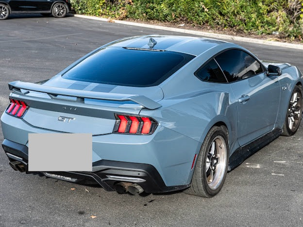 2024-UP FORD MUSTANG S650 | CARBON FIBER REAR TAIL LIGHT TRIM BEZEL COVERS PAIR